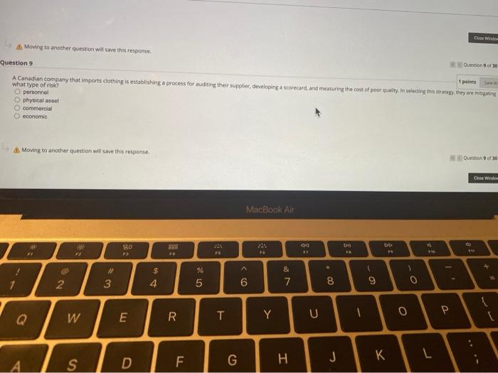 Question Completion Status: Moving to another