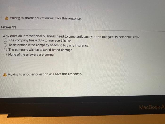 Question Completion Status: Moving to another