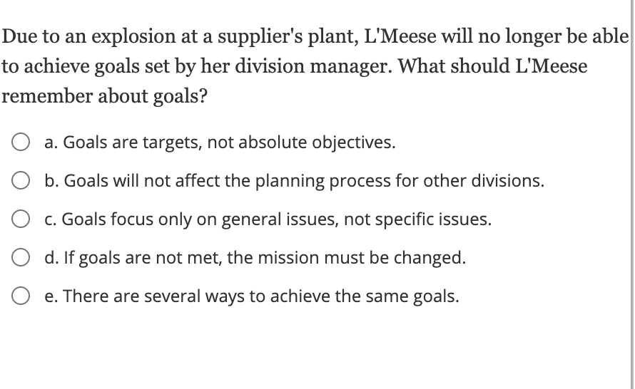 Due to an explosion at a supplier's plant,