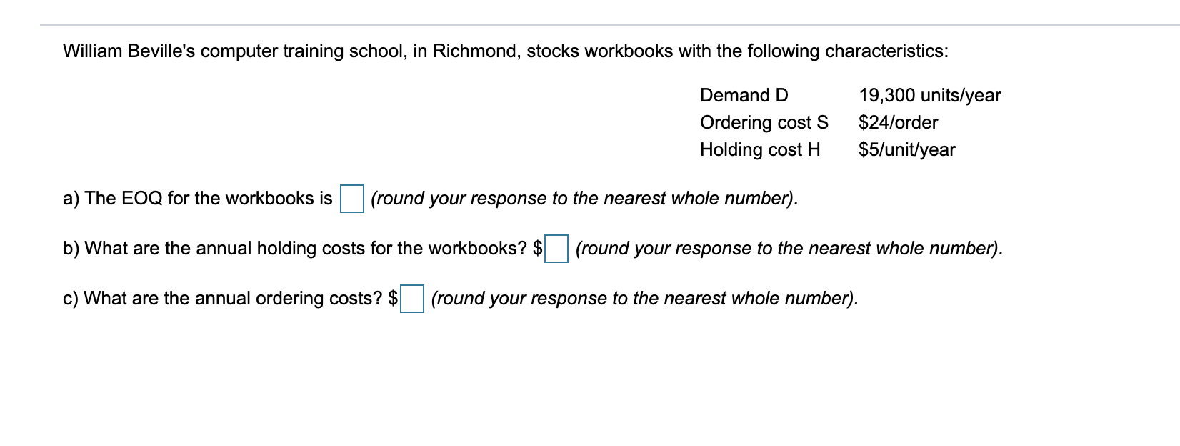 William Beville's computer training school, in