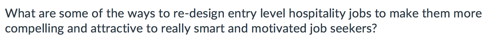 200 words. What are some of the ways to re-design