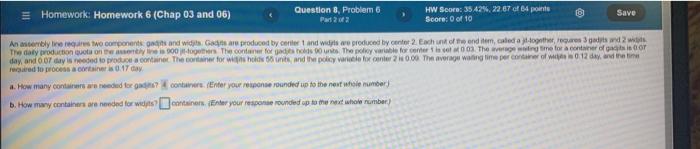 = Homework: Homework 6 (Chap 03 and 06) Question