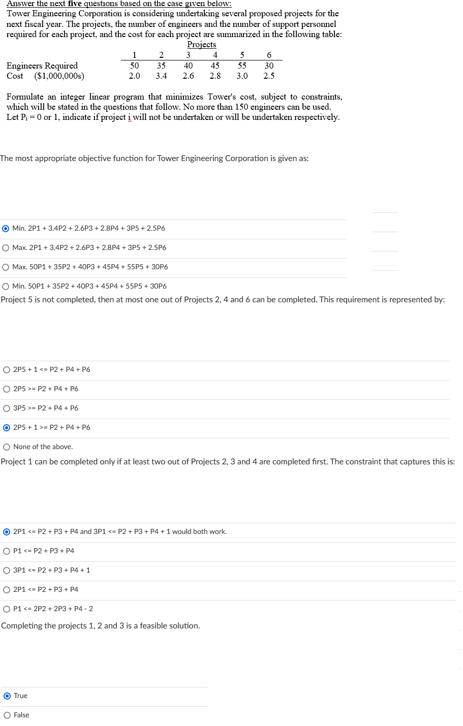 Answer the next five questions based on the case