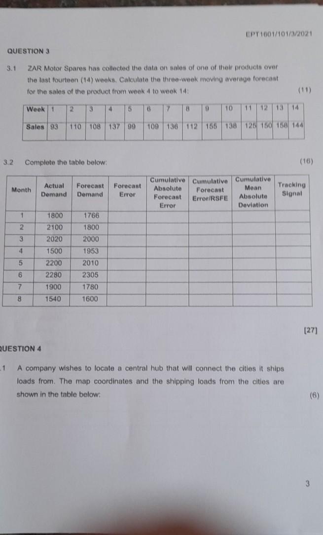SEMESTER ONE & TWO ASSIGNMENT 2 QUESTION 1 1.1