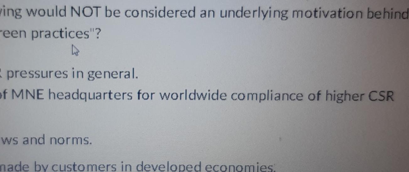 ving would NOT be considered an underlying