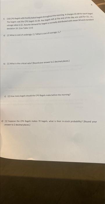 4. [10 CPG Bagcasels freshly hah b bagels