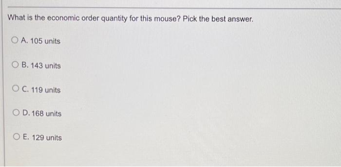 A computer store's estimated quarterly demand for