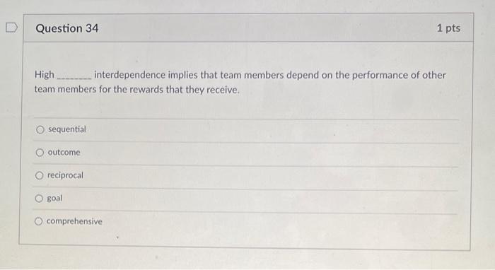 High interdependence implies that team members