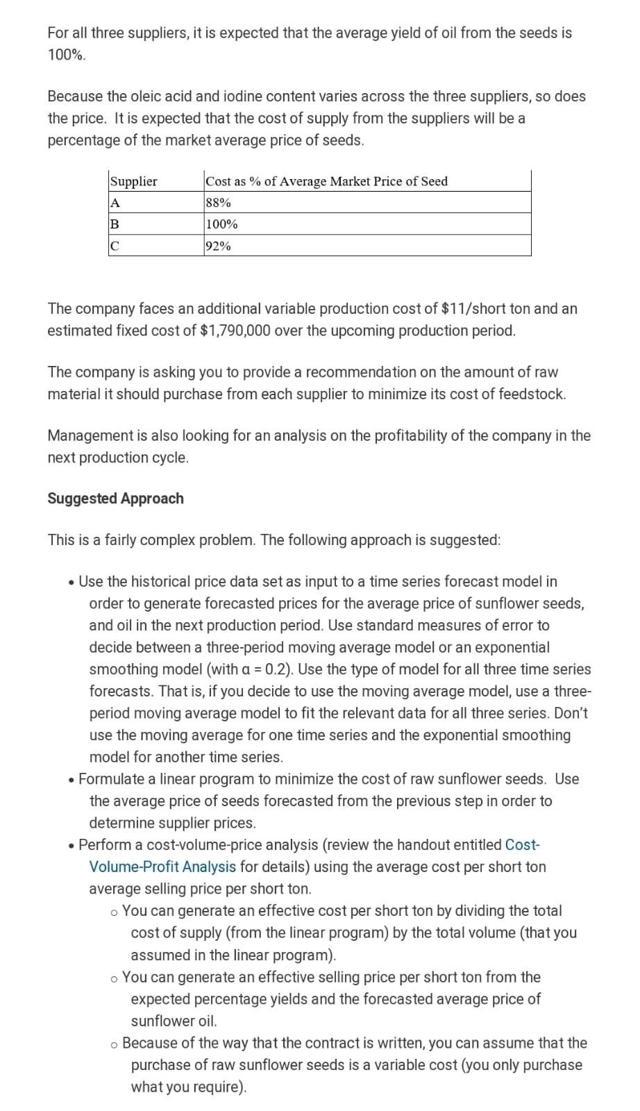 Description Case studies are used to enable you