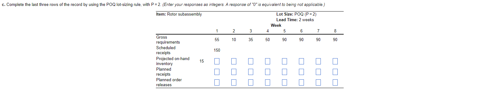 Please Help! The partially completed inventory