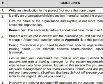 the subject is training management # GUIDELINES