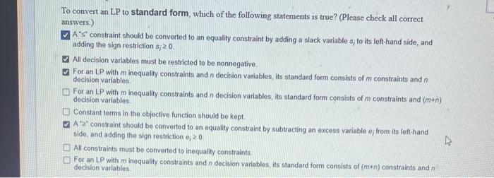 please indicate all correct answers and explain