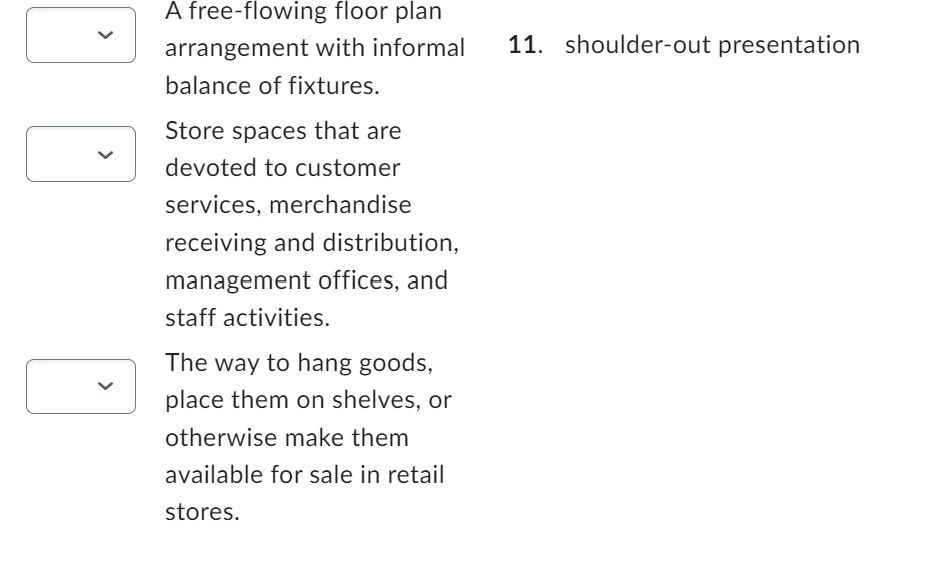 I need some help with this practice matching