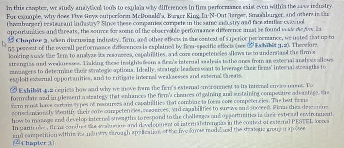 Please read ChapterCase 4 on Five Guys (p.117,