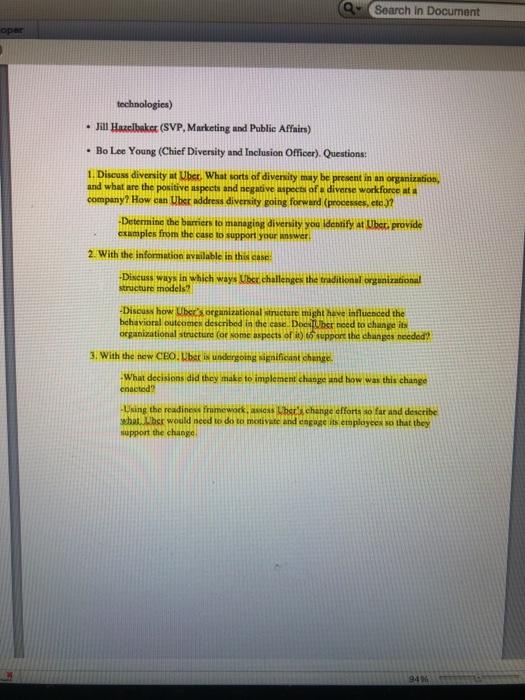 need help! questions are highlighted in yellow.