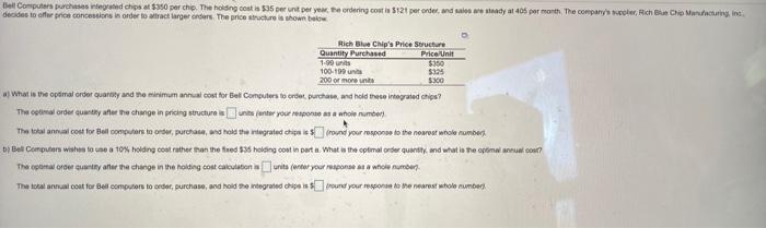 Bell Computers purchases integrated chips at 350