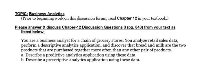 this class is from computerized logistics. TOPIC: