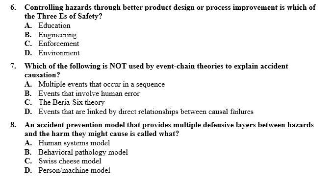6. Controlling hazards through better product