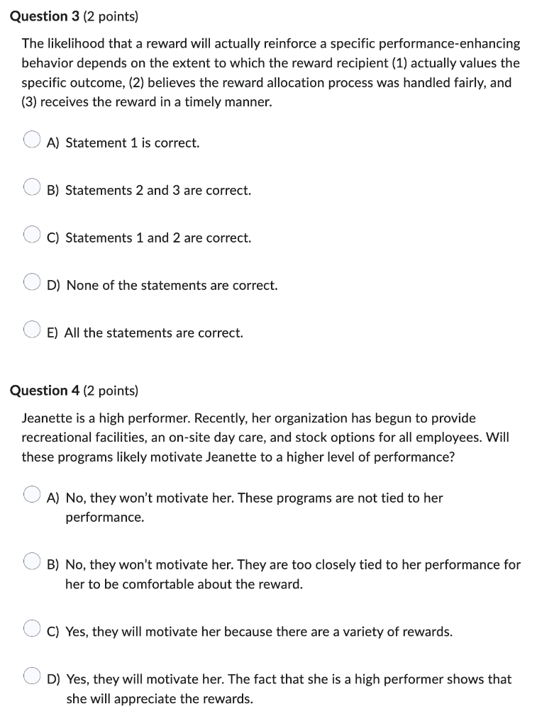 The likelihood that a reward will actually