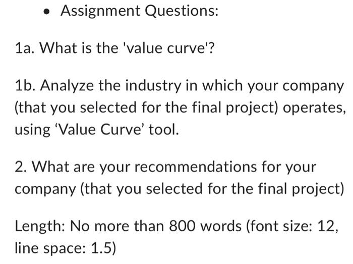 Select a coffee shop and do the assignment