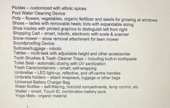 Enterprise development PRODUCT PROPOSAL