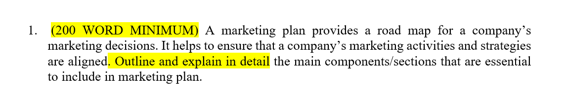 200 word explanation please ! 1. (200 WORD