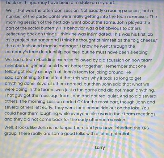 Question: Read the case study below and identify