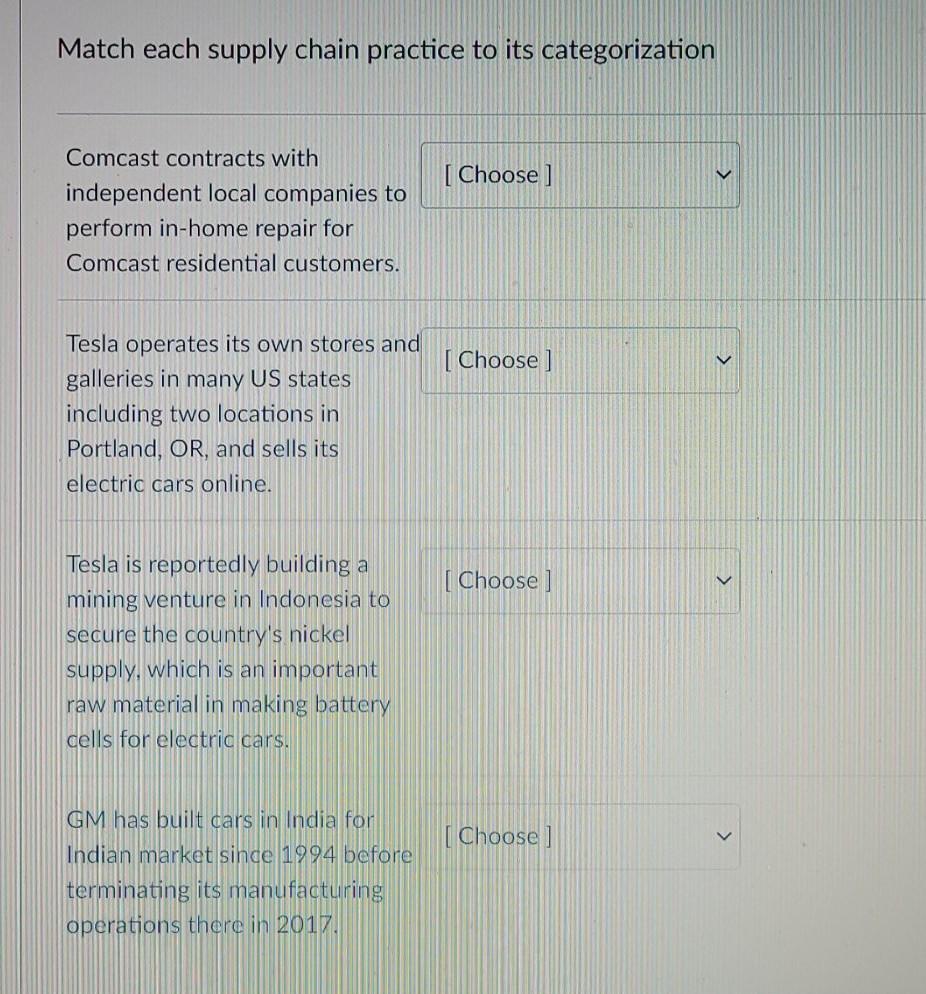 Old MathJax webview Match each supply chain