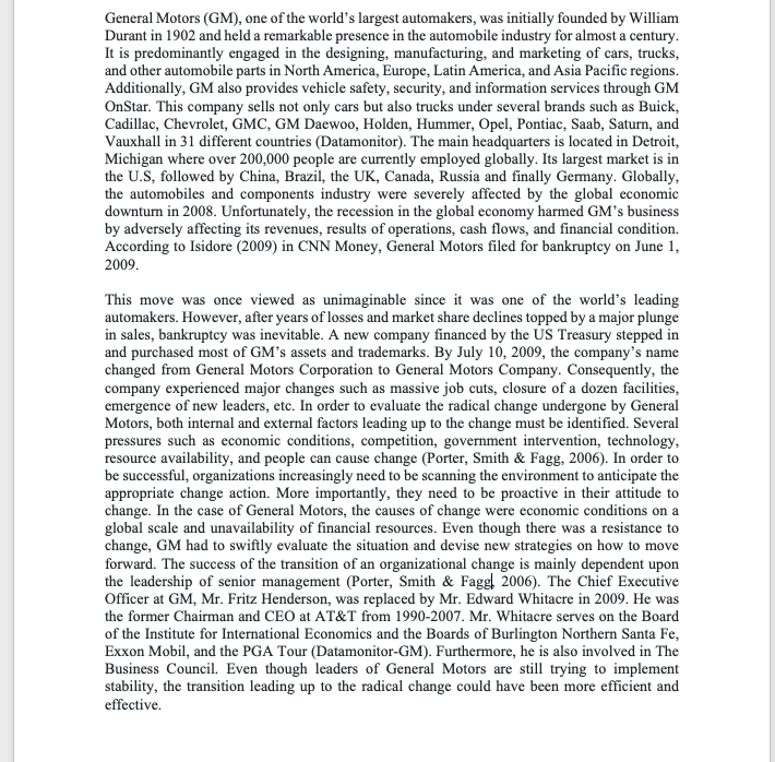 Question (1) Read the following Case study and