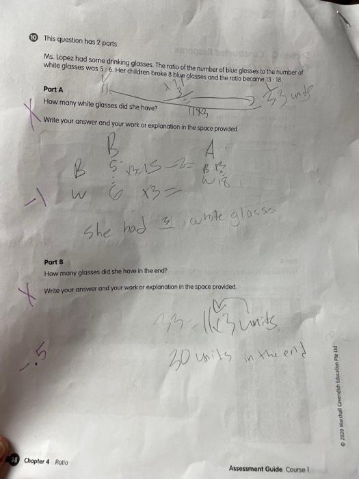 this is a question on ratios (10) This question