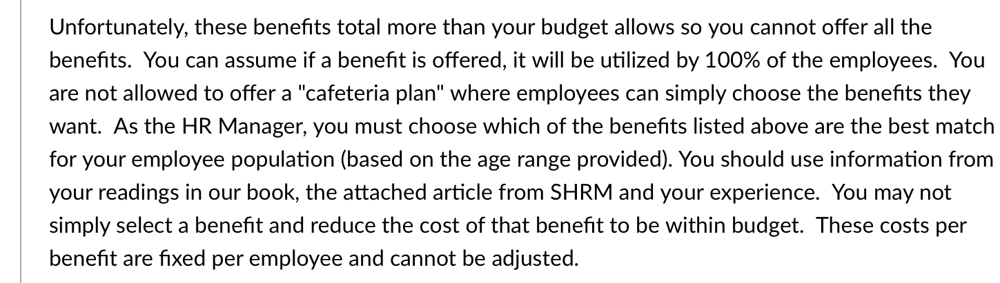 please help, instructions are below For this