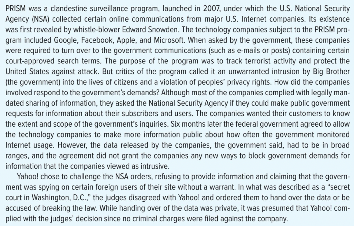 1. Should big tech platforms be regulated as