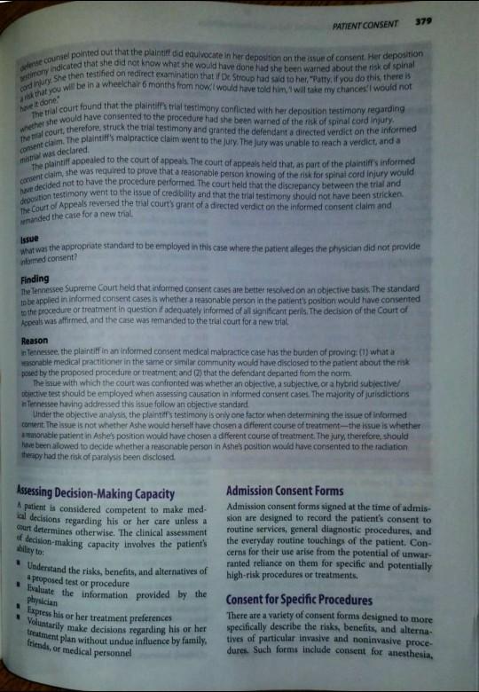 Read the summary of the case of Ashe v. Radiation