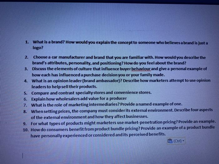 Answer all Questions Please Thanku each answer