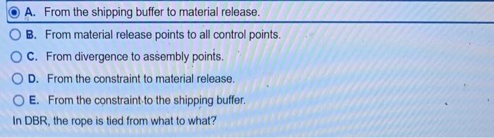 just need my answer checked, thanks! A. From the