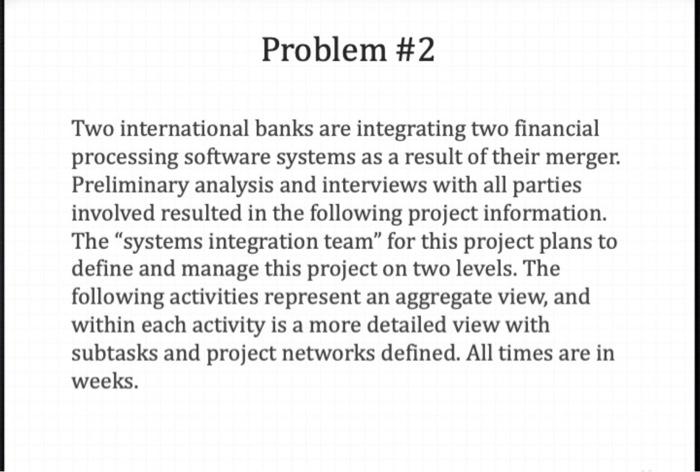 Two international banks are integrating two