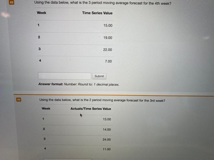 86 Using the data below, what is the simple
