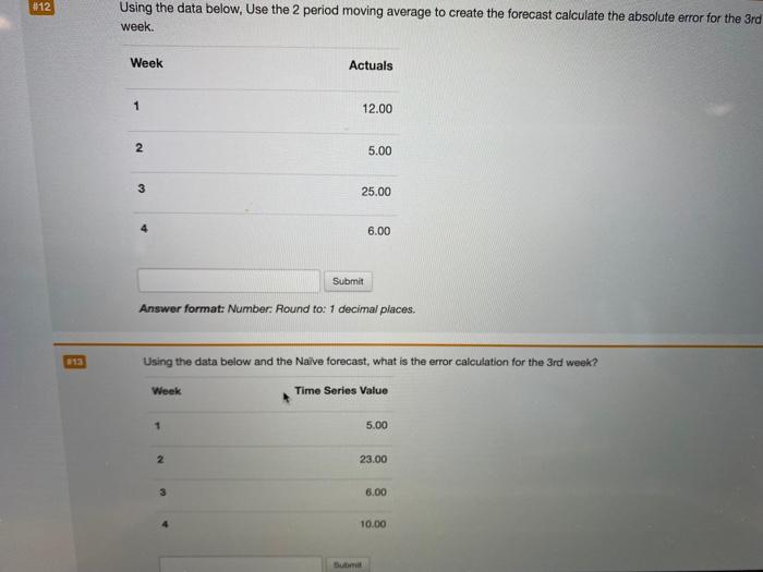 010 Using the data below, what is the simple