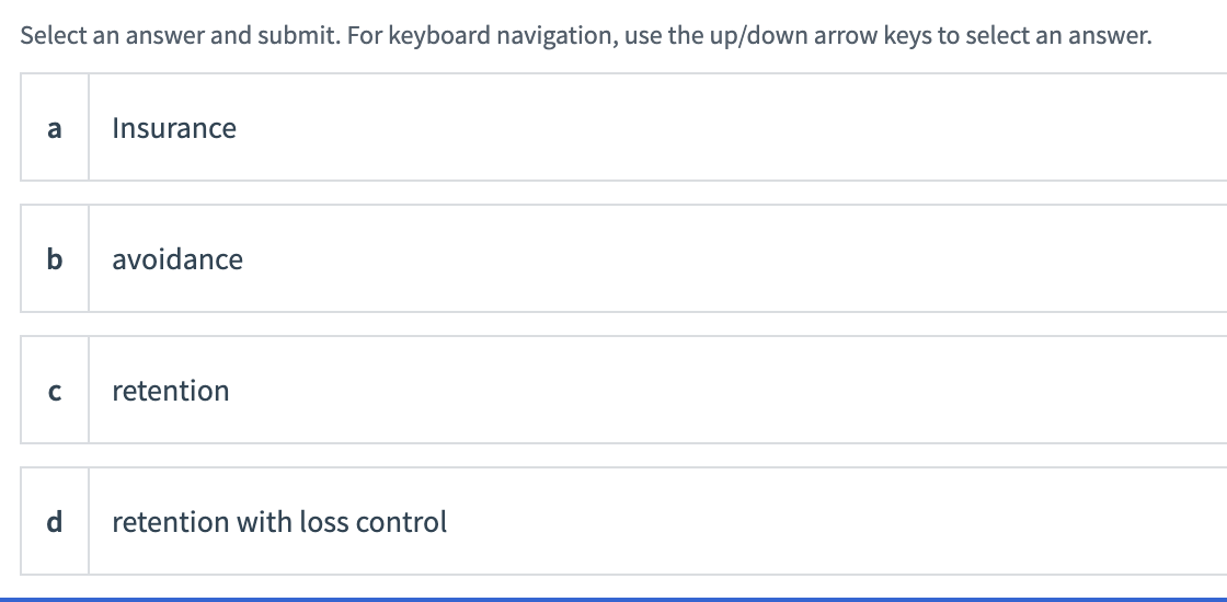What will be the risk management solution (per