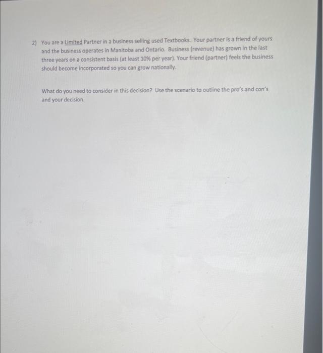 Part 1-Multiple Choice (5 questions: each