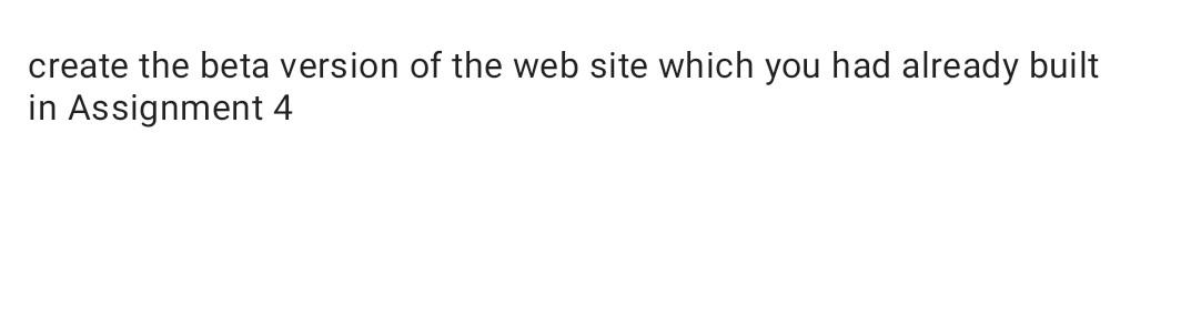 Assignment 04 : Using grid layout create an alpha