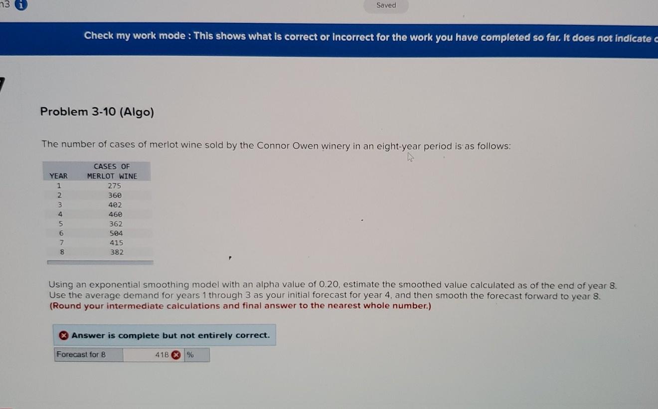 n3 Saved Check my work mode : This shows what is