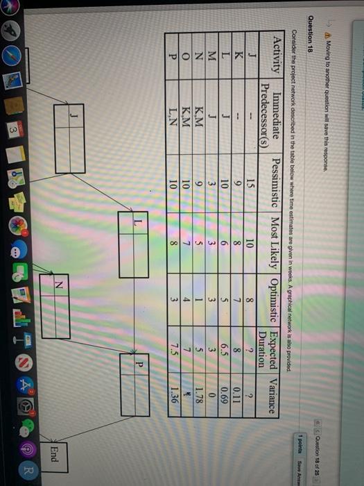 Moving to another question will save this