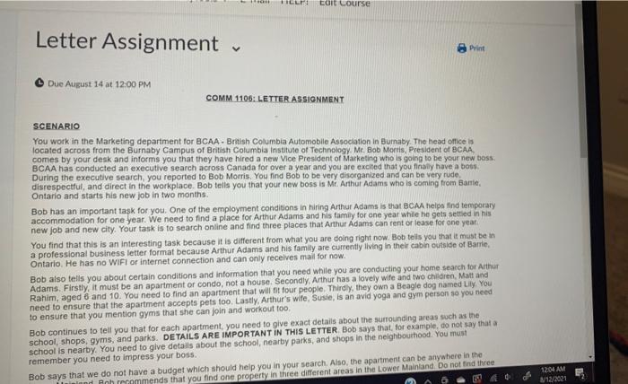 SERI! HILL tait course Letter Assignment Print