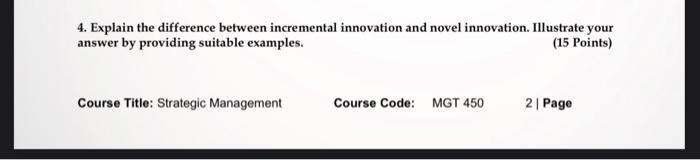 4. Explain the difference between incremental