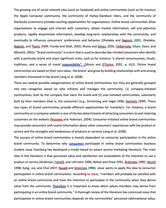 self-discovery value, social interactivity value,