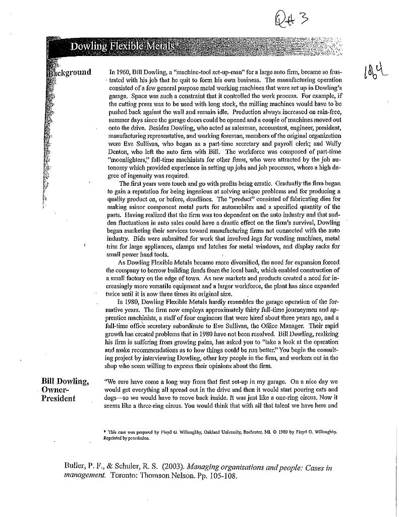 Please Identify the key problems, and analyze