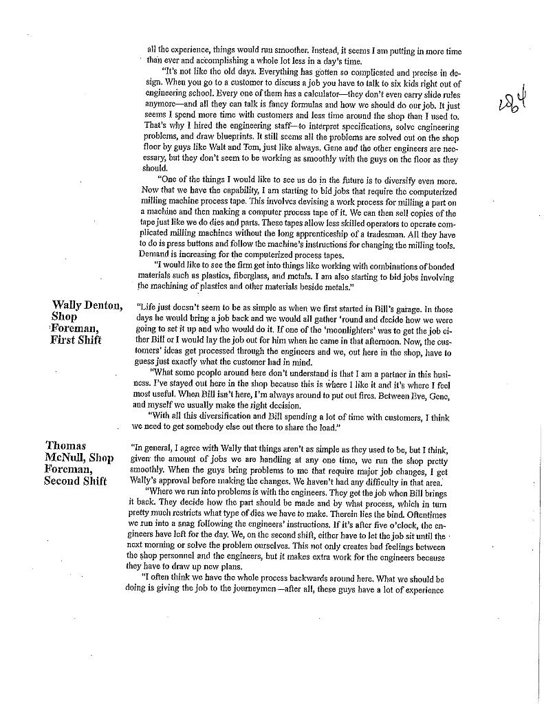 Please Identify the key problems, and analyze