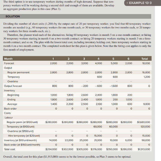 example; LO2 5. Refer to Example 13-3. Suppose