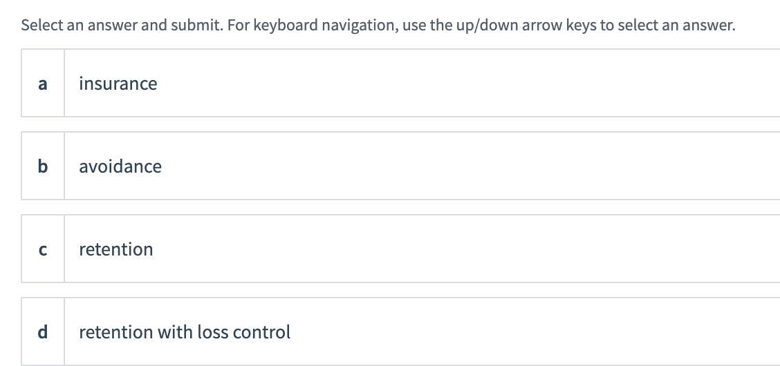 What will be the risk management solution (per